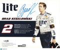 Brad Keselowski Signed Racing 8x10 Photo JSA Autographed