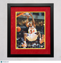 Derrick Favors McDonald's All American Game Signed 11x14 Custom Framed Photo PSA