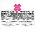 Voxorgachitectronumputer Music CD