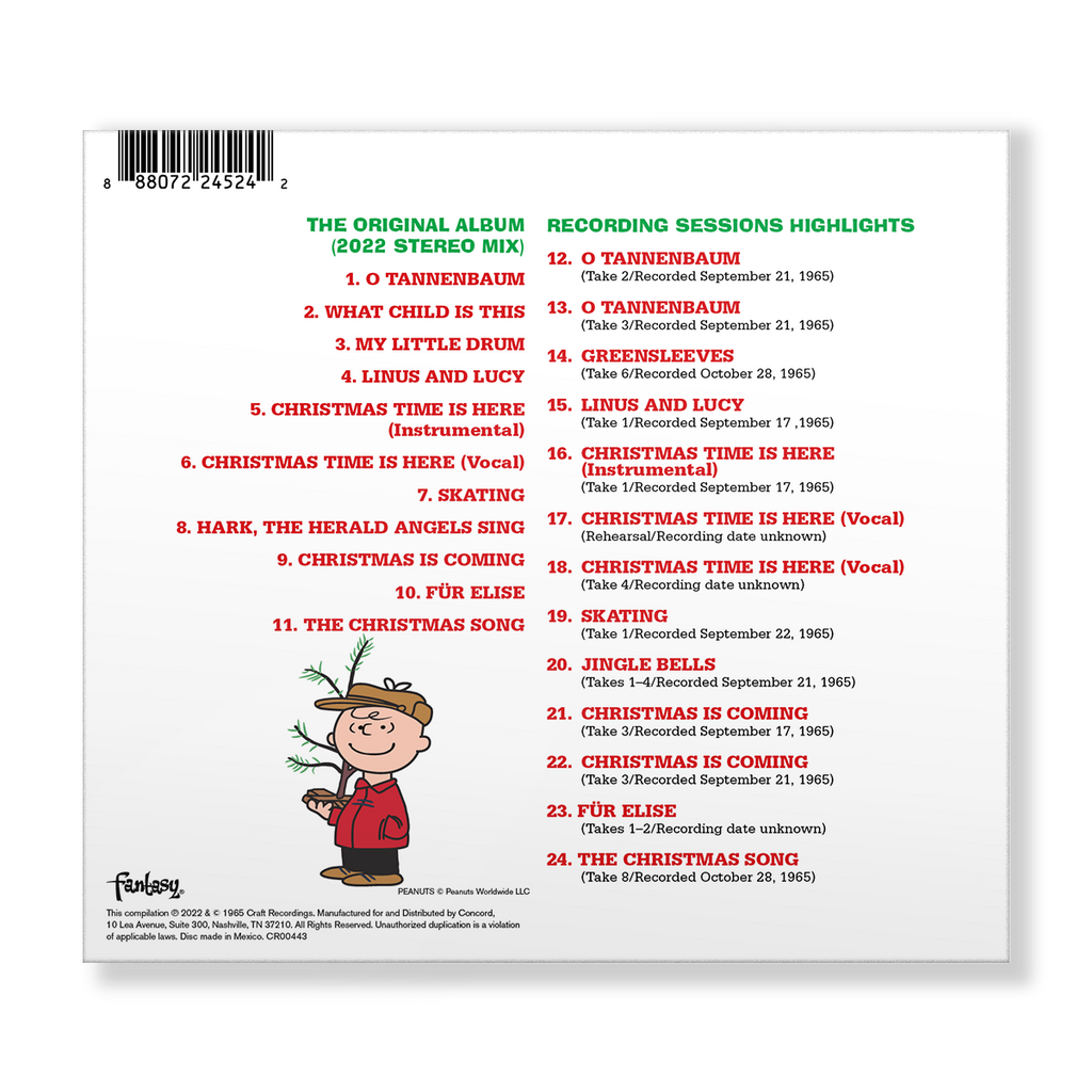 A Charlie Brown Christmas: Deluxe Edition Music CD