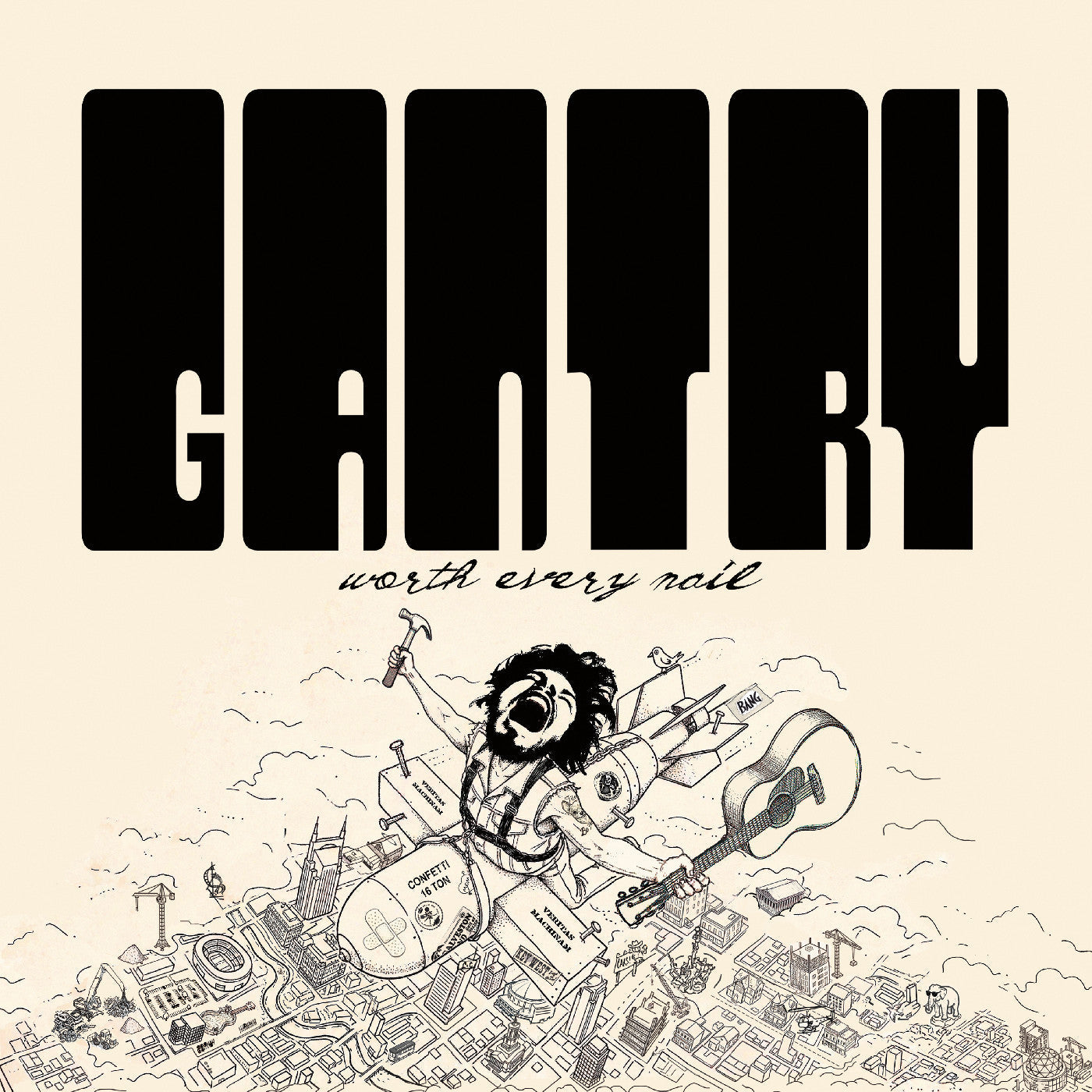 PRE-ORDER Chris Gantry - Worth Every Nail Music CD