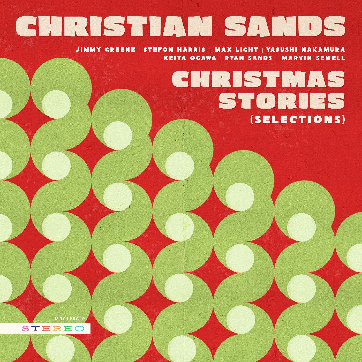 PRE-ORDER Christian Sands - Christmas Stories (Selections) [Evergreen Vinyl] Vinyl Record