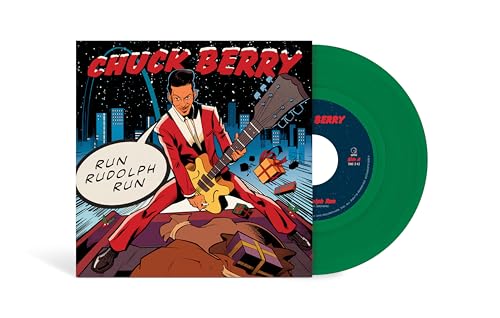 Run Rudolph Run (Evergreen Colored Vinyl) (7" Single) Vinyl Record