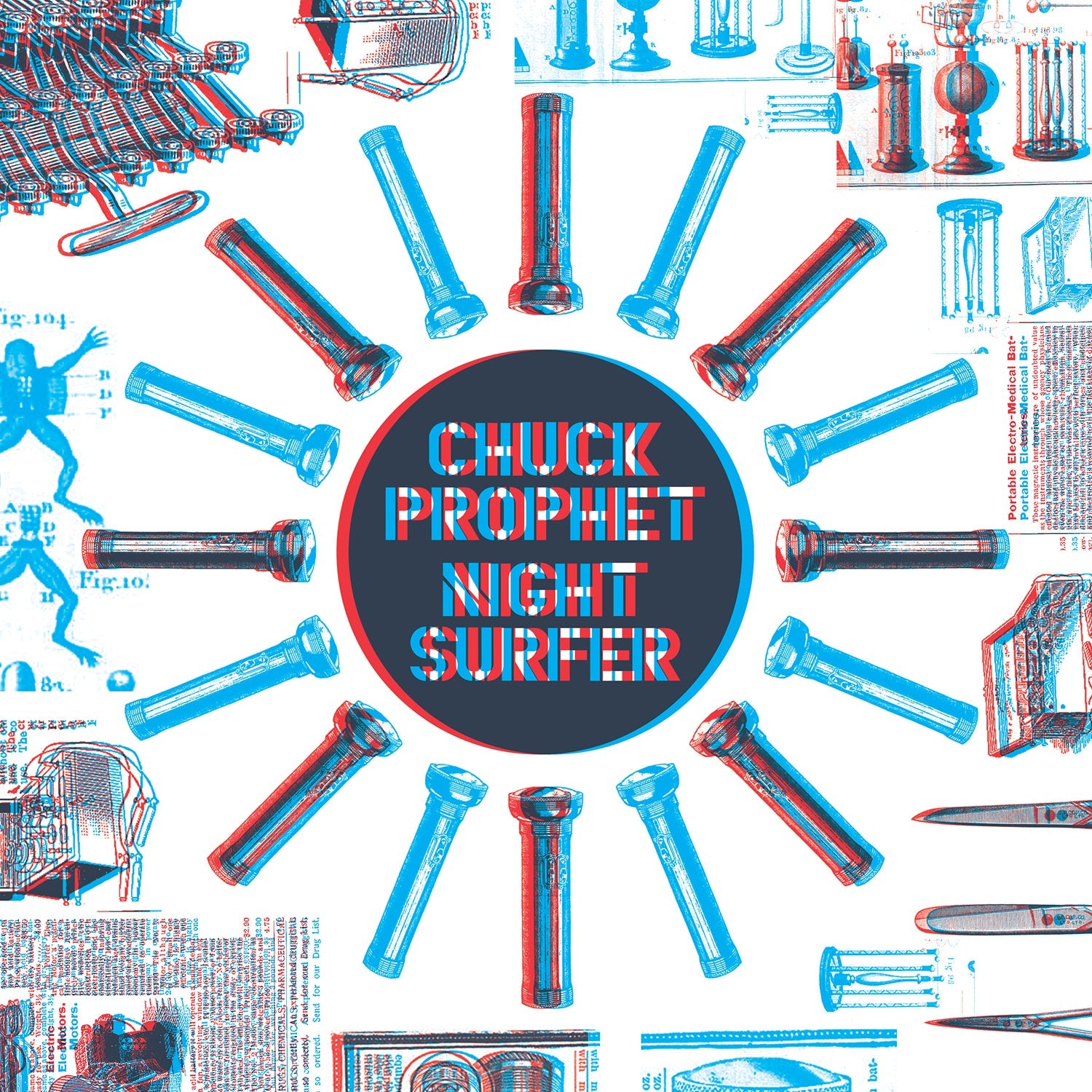 3D Night Surfer 7" Singles Collection Vinyl Record