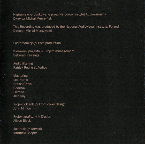 Symphony No. 3 (Symphony Of Sorrowful Songs) Op. 36 (CD) | Mint (M) Mint (M)