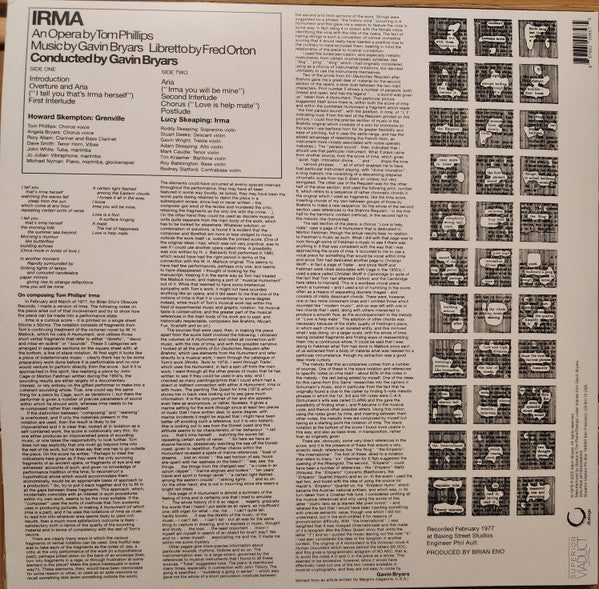 Irma (VINYL) | Mint (M) Mint (M)