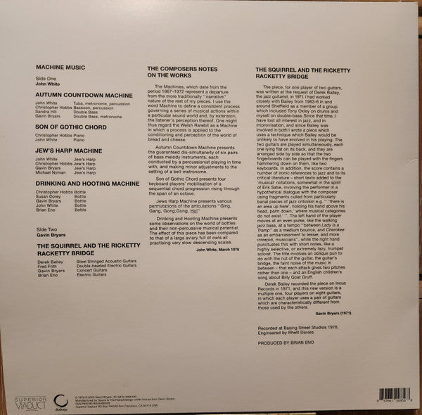 Machine Music (VINYL) | Mint (M) Mint (M)