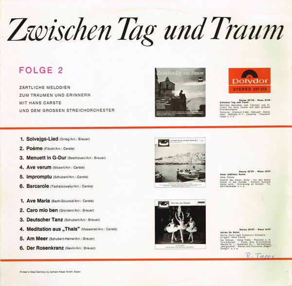 Zwischen Tag Und Traum, Folge 2 | Mint (M) Mint (M)