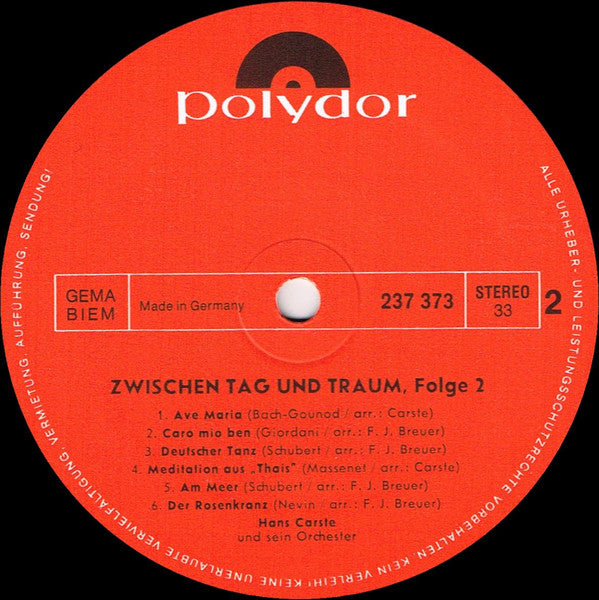 Zwischen Tag Und Traum, Folge 2 | Mint (M) Mint (M)
