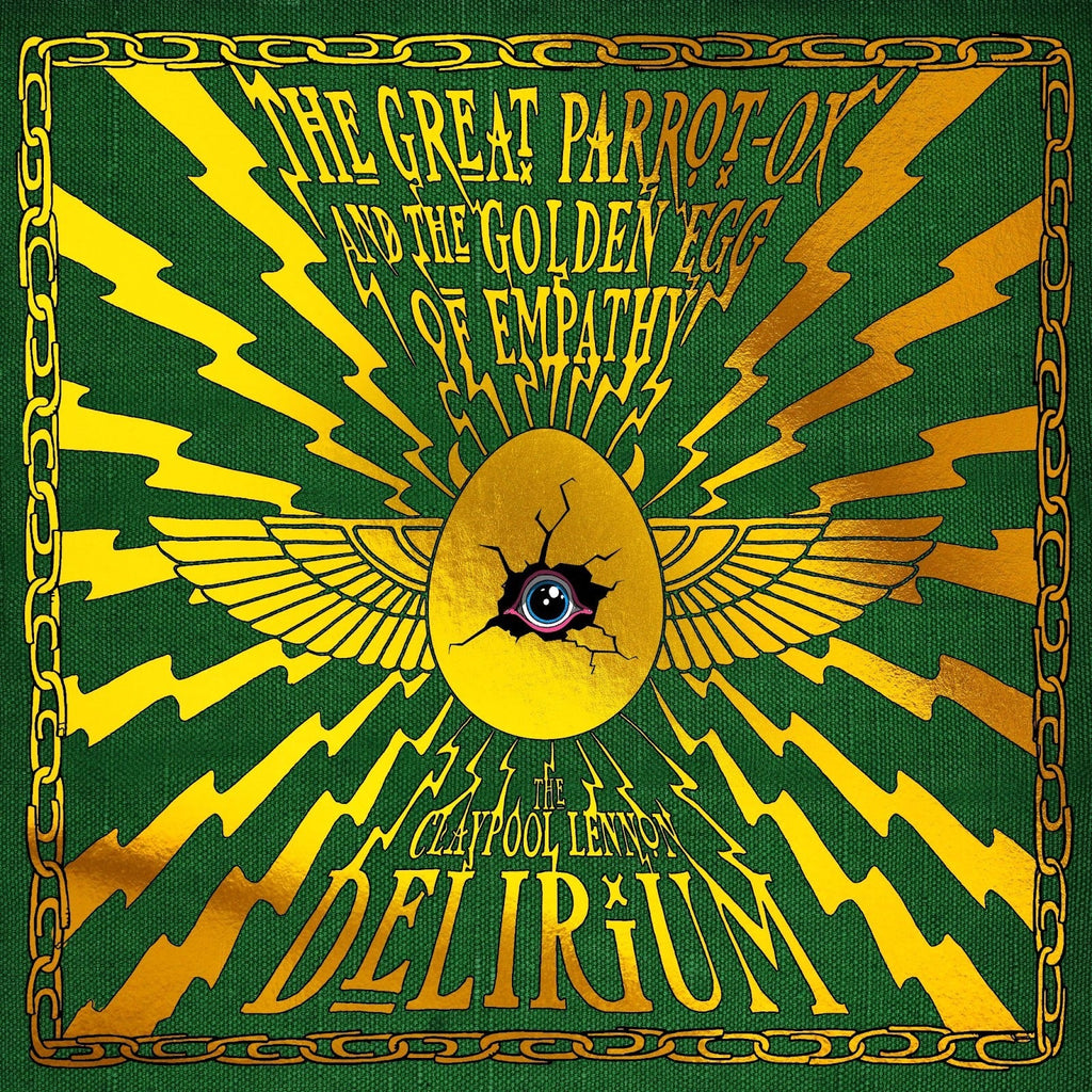 Claypool Lennon Delirium – The Great Parrot-Ox and the Golden Egg of Empathy (Opaque Green with 24 Page Comic Book 2-LP Vinyl) Vinyl Record