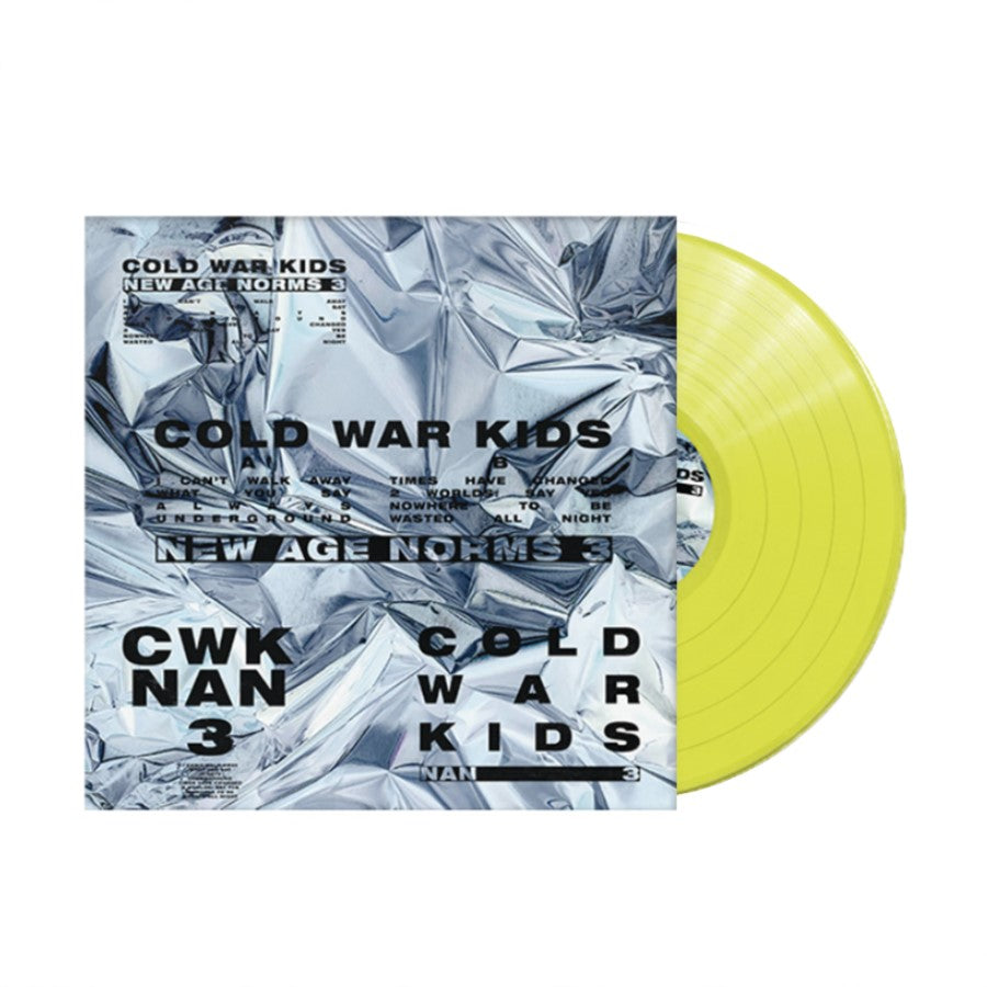 Cold War Kids New Age Norms 3 (Limited Edition, Neon Yellow Colored Vinyl) Vinyl Record