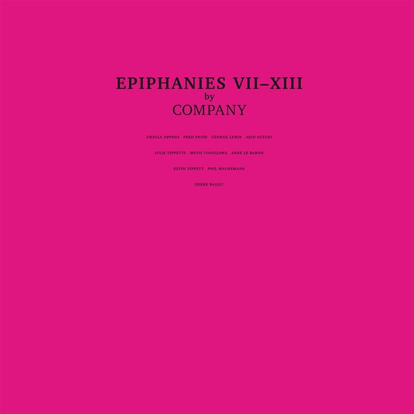 COMPANY - Epiphanies VII-XIII Vinyl Record