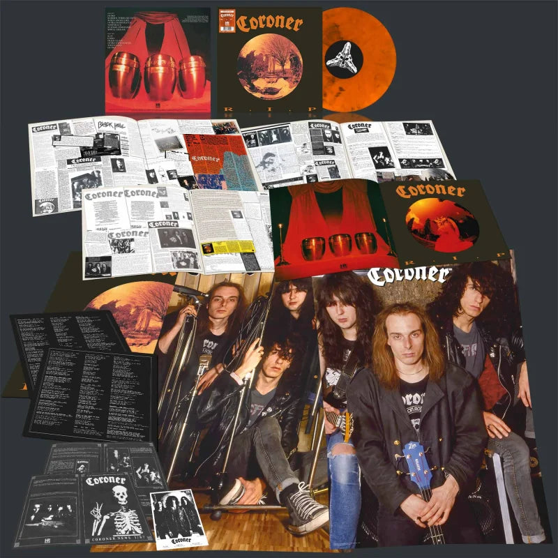 Coroner – R.I.P. (Orange Marbled LP Vinyl) Vinyl Record