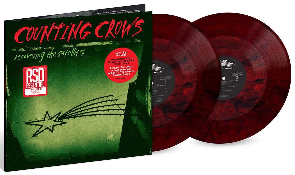 Counting Crows - Recovering The Satellites (Indie Exclusive) [Lava Red Vinyl] [2LP] |