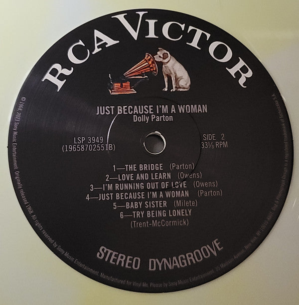 Just Because I'm A Woman (COLOR VINYL - VMP) | Mint (M) Mint (M)