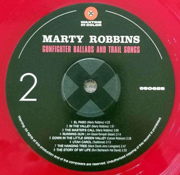 Gunfighter Ballads And Trail Songs (RED VINYL) | Mint (M) Mint (M)