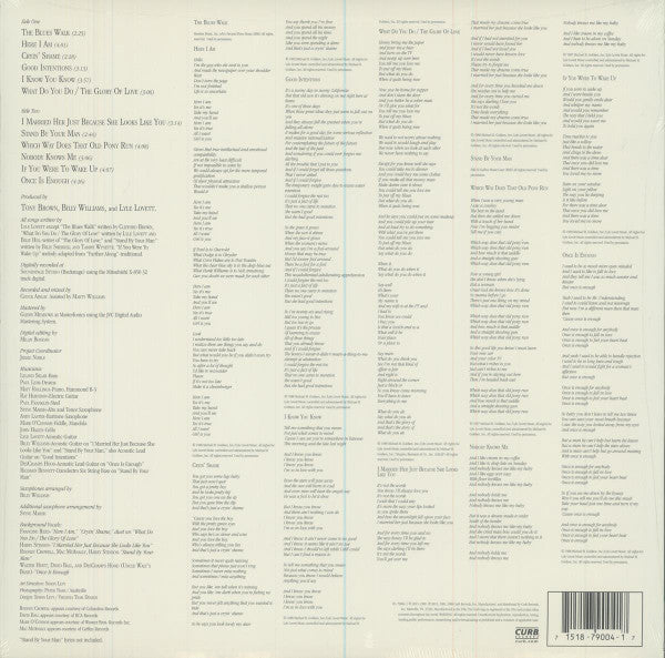 Lyle Lovett And His Large Band (VINYL) | Mint (M) Mint (M)