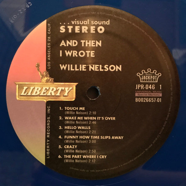 ... And Then I Wrote (TRANSLUCENT BLUE VINYL) | Mint (M) Mint (M)