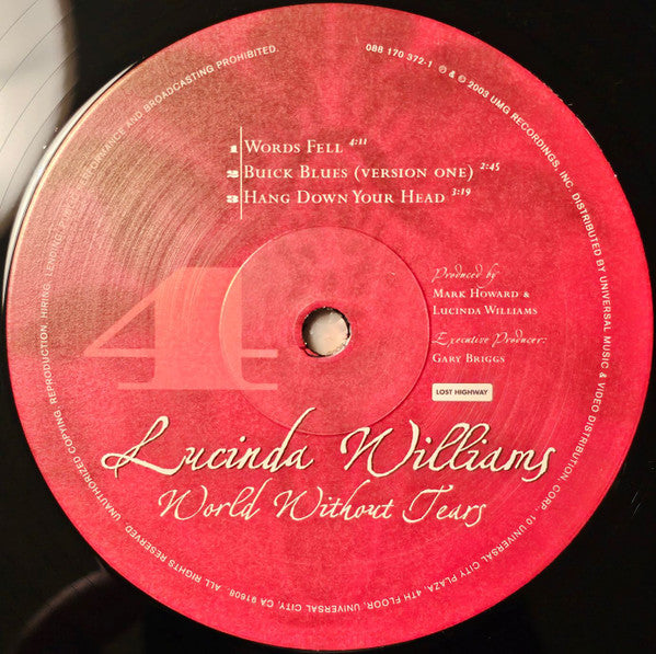 World Without Tears (2xVINYL) | Mint (M) Mint (M)