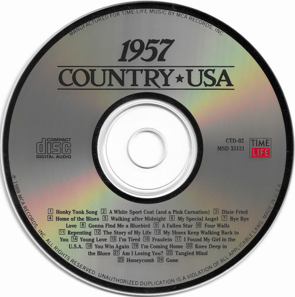 Country USA 1957 (CD) | Mint (M) Mint (M)