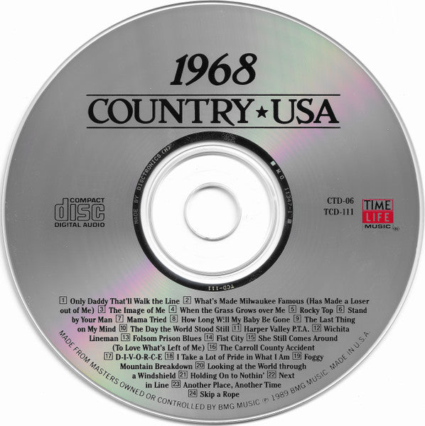Country USA 1968 (CD) | Mint (M) Mint (M)