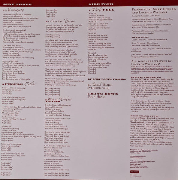 World Without Tears (2xVINYL) | Mint (M) Mint (M)