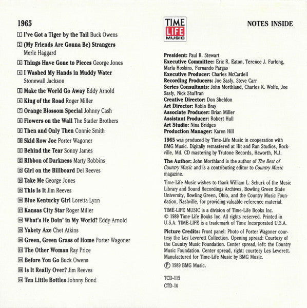 Country USA 1965 (CD) | Mint (M) Mint (M)
