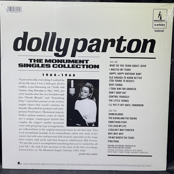 The Monument Singles Collection 1964-1968 (VINYL) | Mint (M) Mint (M)