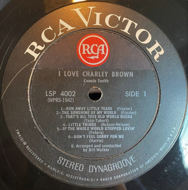 Connie Smith - I Love Charley Brown *PROMO* | Near Mint (NM) Near Mint (NM)
