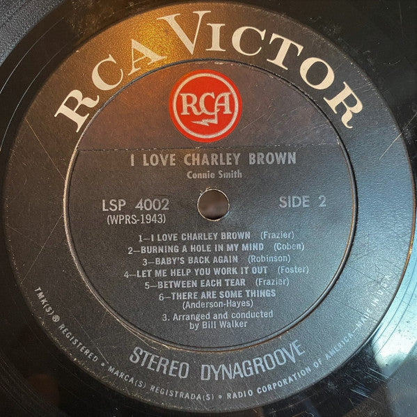 Connie Smith - I Love Charley Brown *PROMO* | Near Mint (NM) Near Mint (NM)