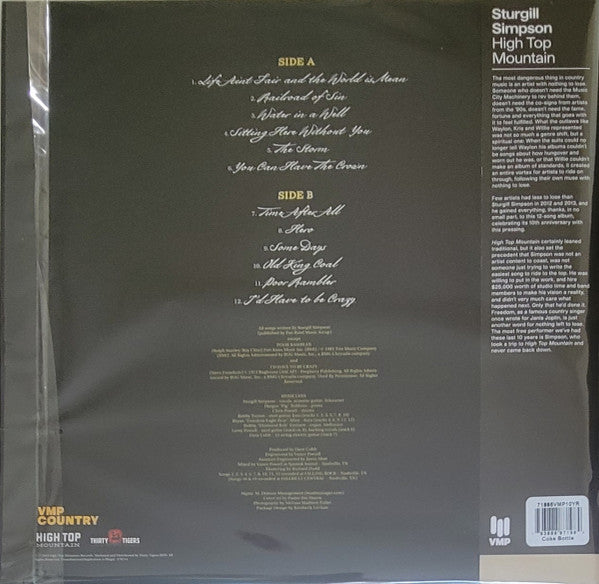 High Top Mountain: 10th Anniversary (VMP - COKE BOTTLE CLEAR VINYL) | Mint (M) Mint (M)