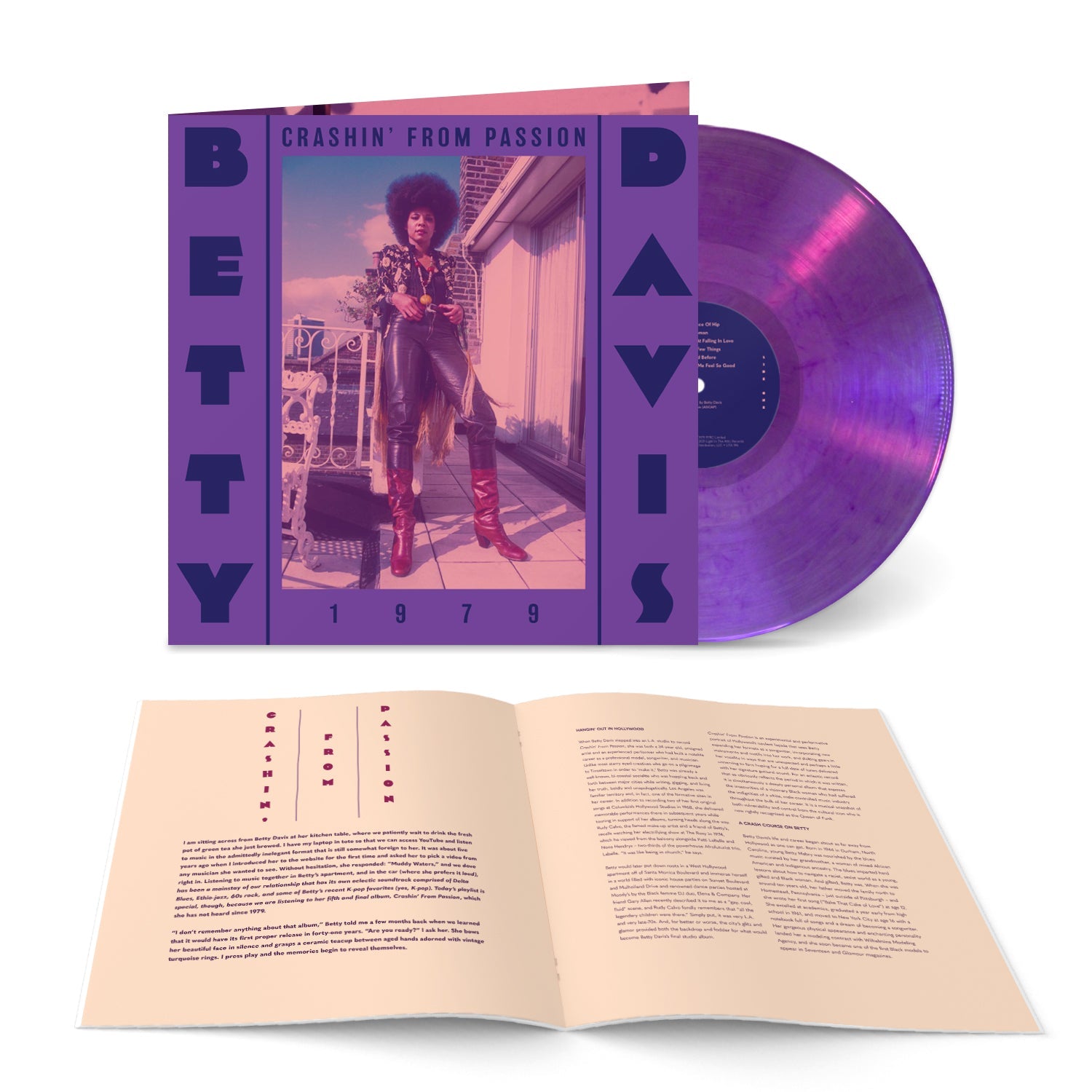 Betty Davis - Crashin' From Passion (Ltd Purple) Vinyl Record