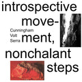 Cunningham/Volt/Serra - Introspective Movement, Nonchalant Steps [LP] Vinyl Record