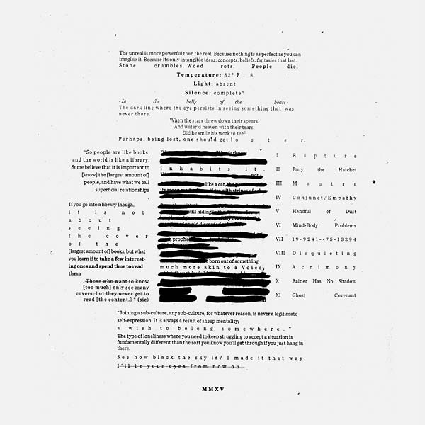 Words Unspoken, Acts Undone Vinyl Record
