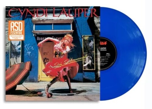 Cyndi Lauper She's So Unusual [40th Opaque Blue] Vinyl Record