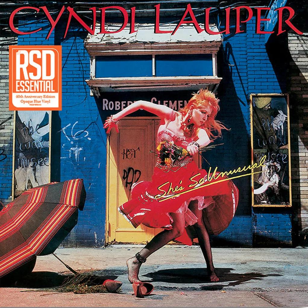 Cyndi Lauper She's So Unusual [40th Opaque Blue] Vinyl Record