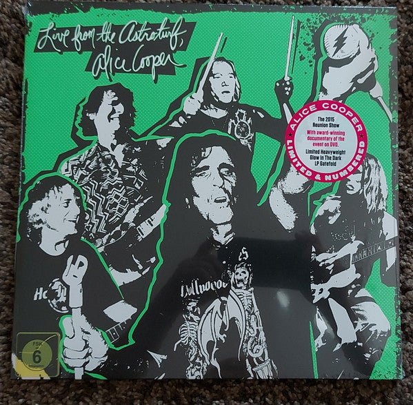 Live From The Astroturf (Glow-In-The-Dark LP Vinyl/DVD) & Live From The Astroturf (Gold LP Vinyl/DVD) & Alice Cooper's Greatest Hits (180G/Limited Anniversary Edition)