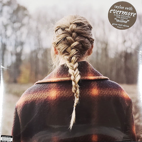 Taylor Swift - Evermore (Translucent Green Vinyl/2LP) & Fearless (Taylor's Version) (Gold Vinyl/3LP) & Tortured Poets Department (X) (Ghosted White Vinyl/2LP/Manuscript- Bonus Track) & 1989
