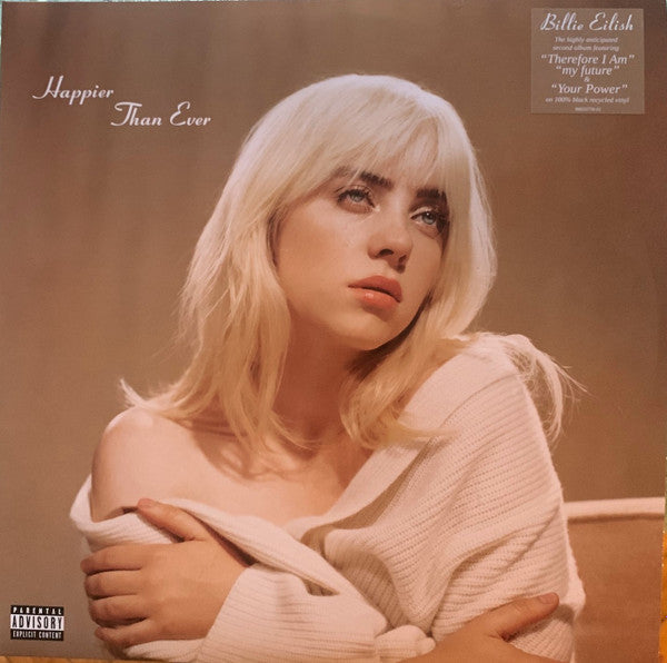 Billie Eilish - Happier Than Ever (X) (2LP) & Billie Eilish - Dont Smile At Me (Black LP Vinyl)