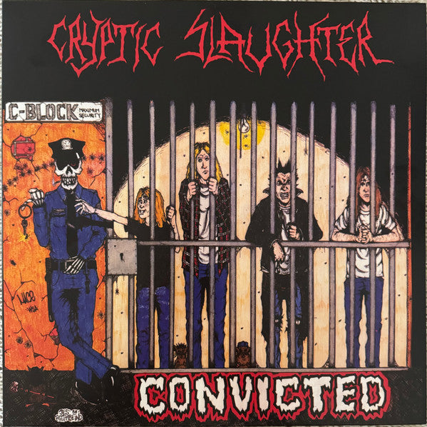 Convicted (Black Ice W/ Red, White & Cyan Blue Splatter)