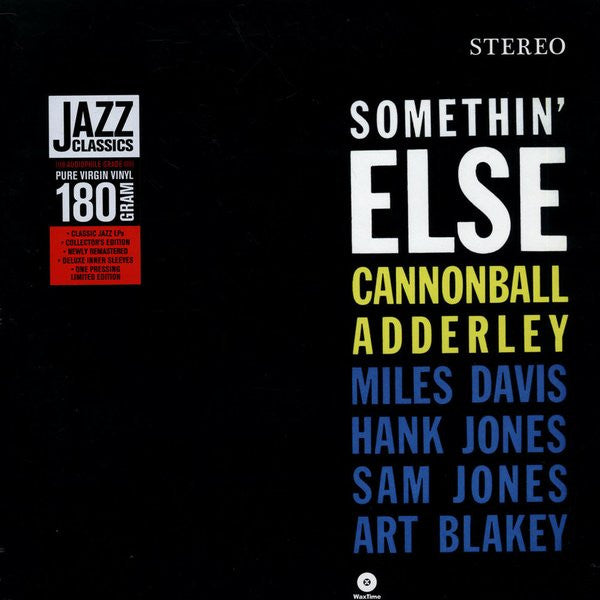 Somethin' Else (Blue Note Classic LP Vinyl Edition) & Somethin Else & Somethin Else (Blue LP Vinyl)