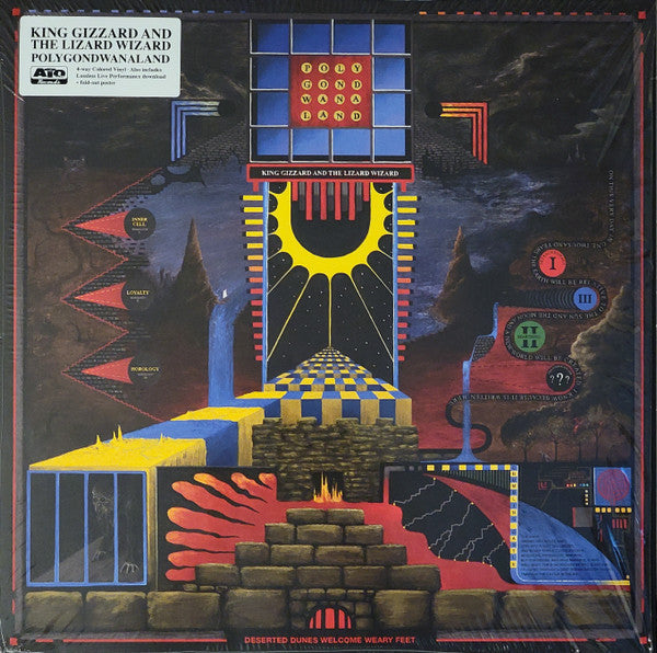 King Gizzard & The Lizard Wizard - Polygondwanaland & 12 Bar Bruise (Sea Foam Green LP Vinyl) & Oddments (Plum LP Vinyl)