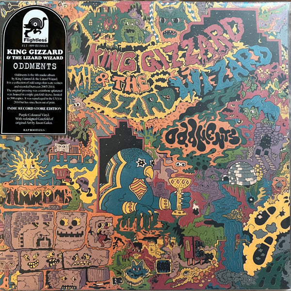 King Gizzard & The Lizard Wizard - Polygondwanaland & 12 Bar Bruise (Sea Foam Green LP Vinyl) & Oddments (Plum LP Vinyl)