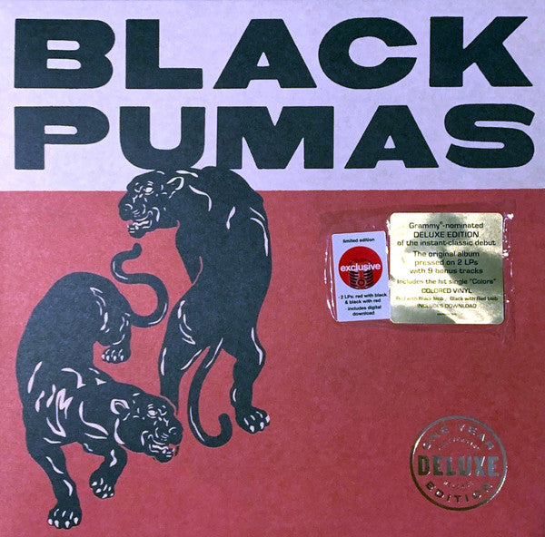 Black Pumas (Cream LP Vinyl) & Black Pumas (Deluxe/Gold & Red/Black Marble Vinyl/2LP)