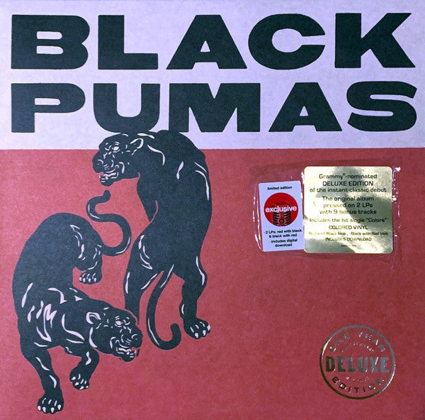 Black Pumas (Cream LP Vinyl) & Black Pumas (Deluxe/Gold & Red/Black Marble Vinyl/2LP)