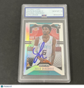 2019-20 Panini Silver Prizm #297 Jalen McDaniels signed card PSA Auto 10
