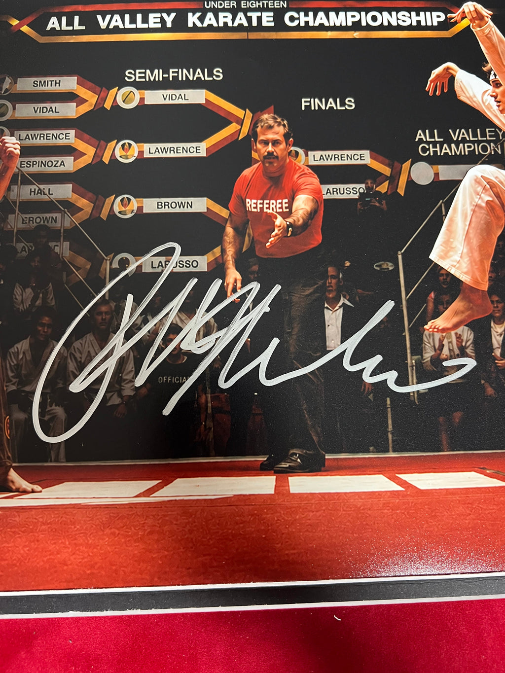 Ralph Macchio Signed Karate Kid Framed Photo 20x22 TriStar Autographed