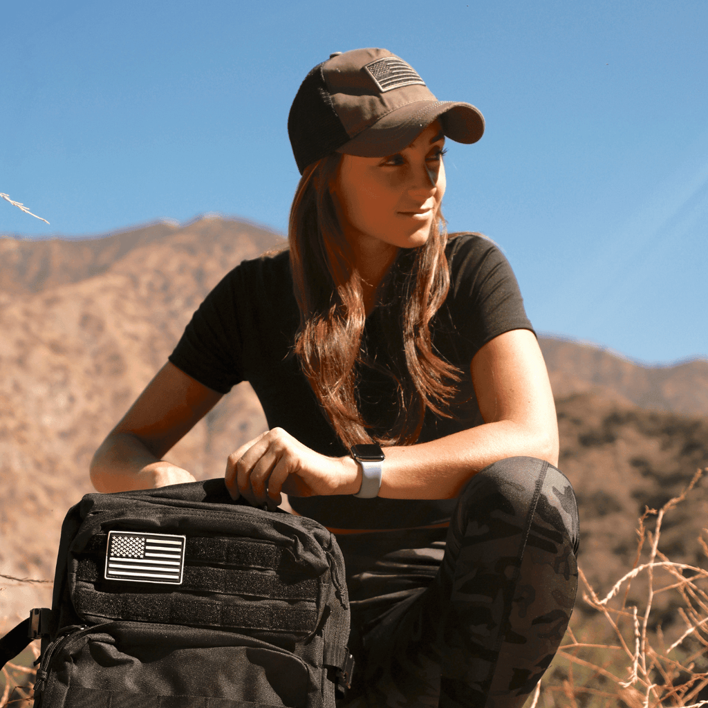 JupiterGear American Flag Trucker Hat with Adjustable Strap | Breathable & Unisex