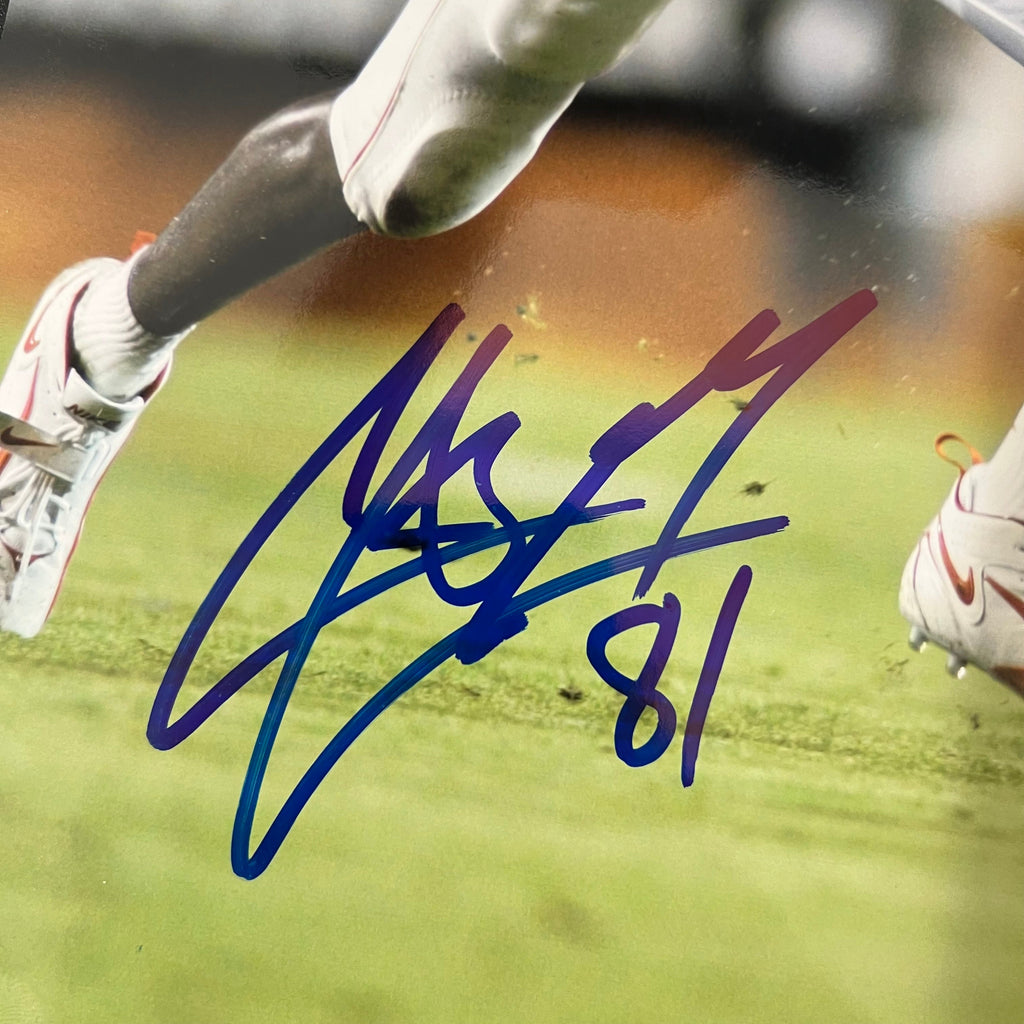 Calais Campbell Signed Miami Hurricanes Football 11x14 Photo PSA Autographed