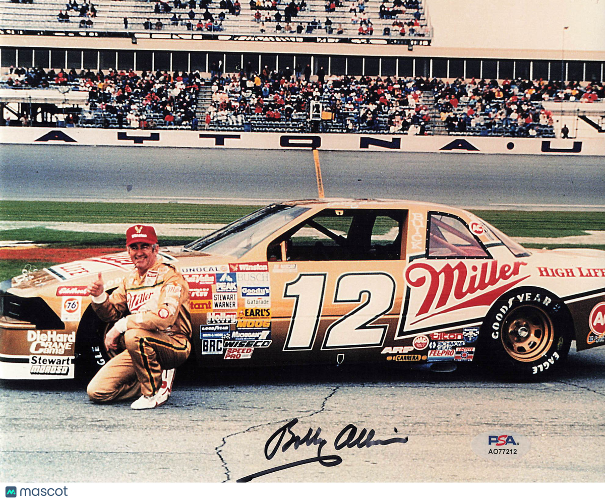 Bobby Allison Signed photo PSA NASCAR